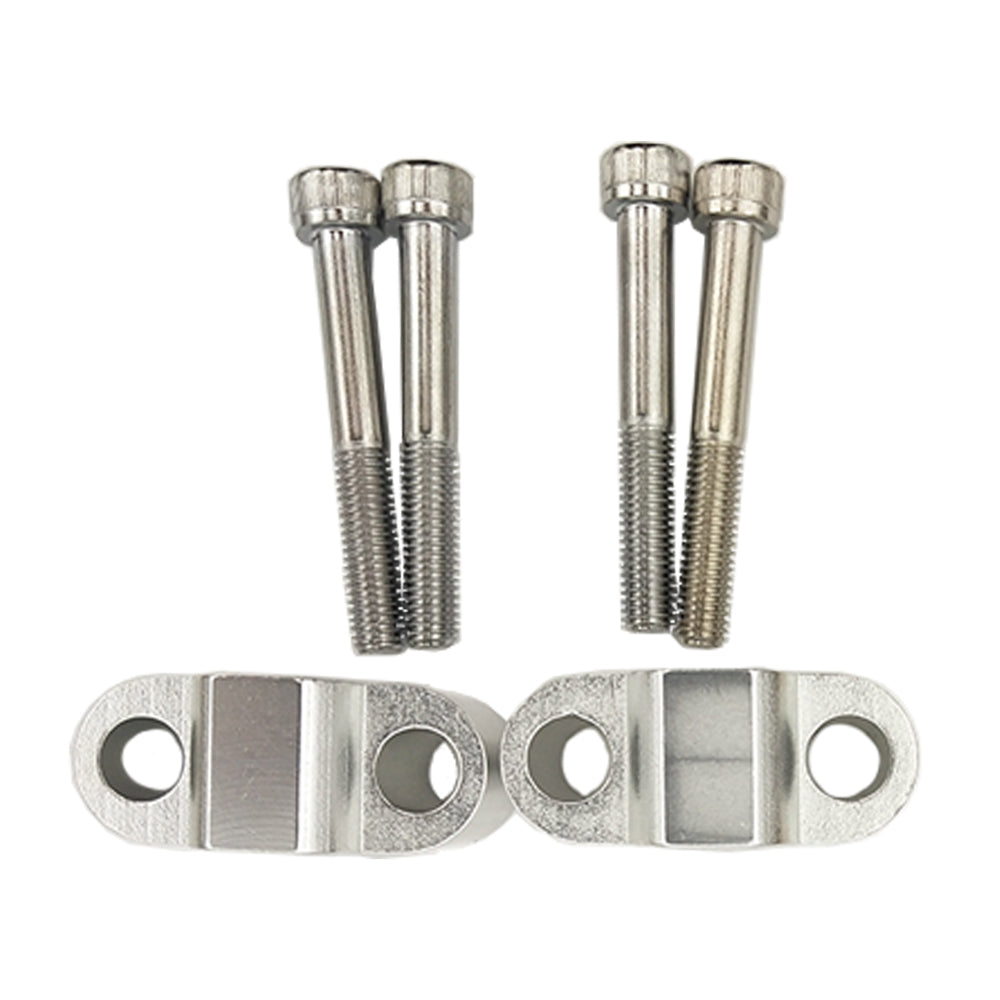 7/8" 22mm Handlebar Bar Mount Clamp Riser Risers For Motorcycle Dirt Bike MX ATV