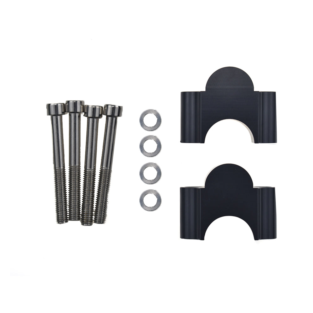 1 1/8" 28mm Universal Handlebar Mount Clamp Riser Motorcycle Dirt Bike Black Au