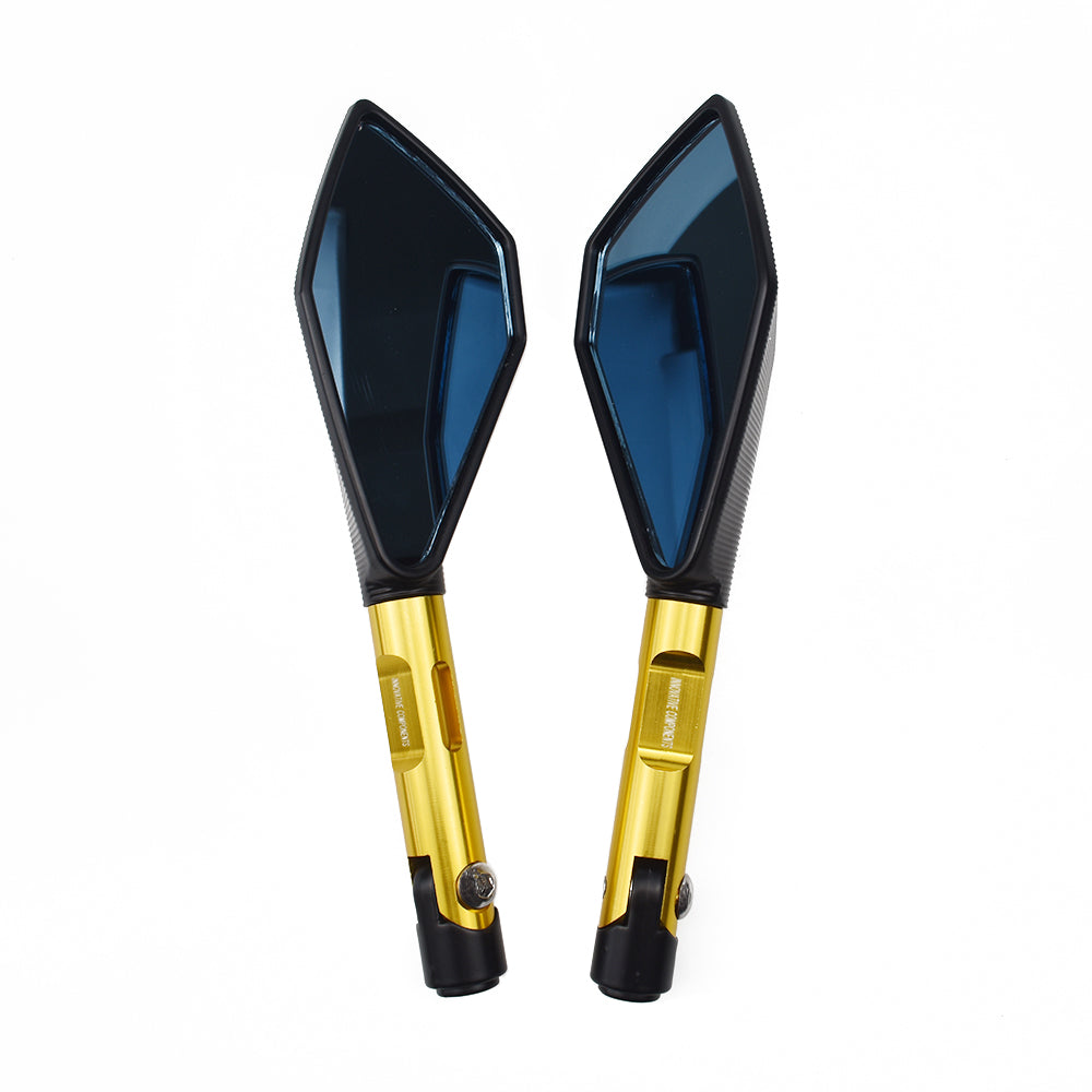 Universal CNC Motorcycle Motorbike Scooter Rear View Mirrors 8mm 10mm
