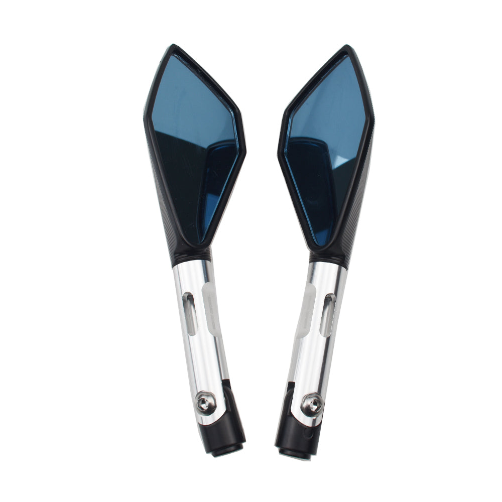 Universal CNC Motorcycle Motorbike Scooter Rear View Mirrors 8mm 10mm