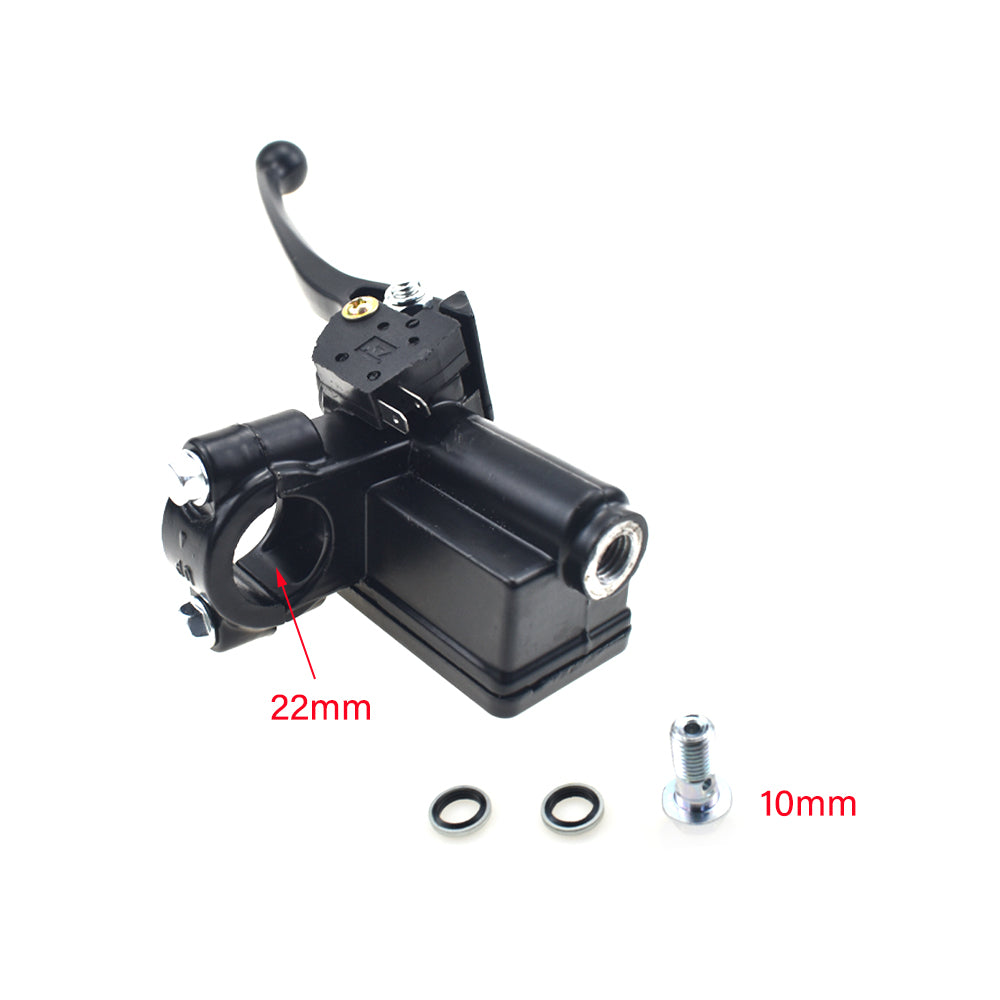 Piston 12.7mm M10 7/8" Front Brake Master Cylinder Lever For Honda Yamaha KTM