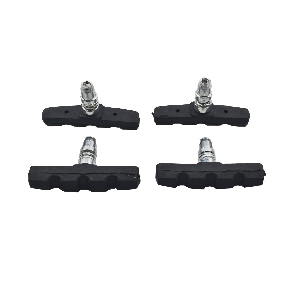4 Pcs Mountain Bicycle V Braking Pads Blocks Shoes For Bike V Brake System