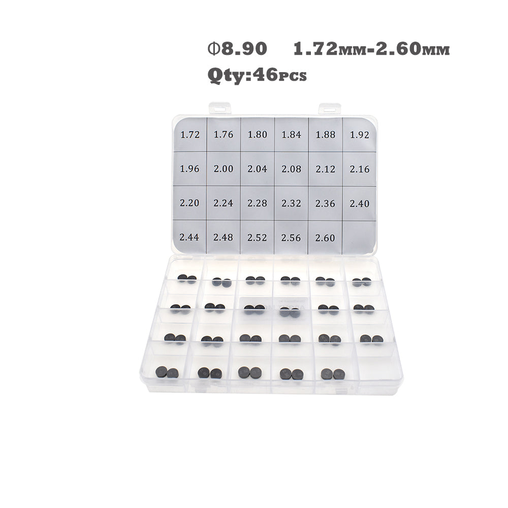 Rhino 46Pcs 8.9mm Valve Shim Kit Fit KTM 250 SXF 450 EXC-F Husqvarna FC250 FE501 GAS GAS EC350F etc.