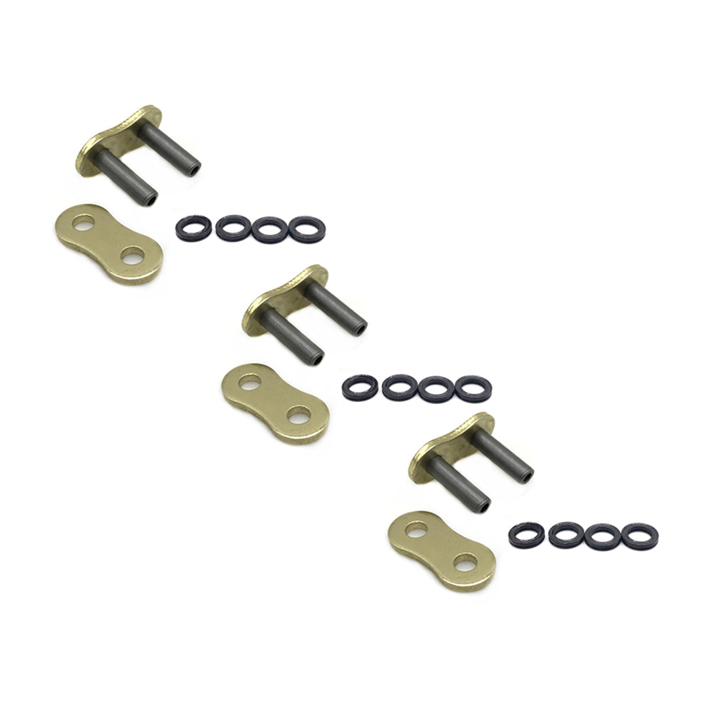 3Pcs Motorcycle JLR-420H-X Ring Master Joint Joining Link Rivet Type For #420 Chain