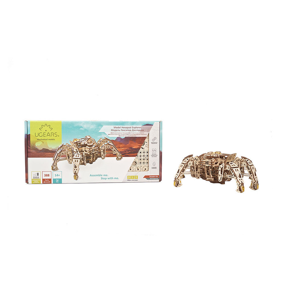 Made in Ukraine UGears Hexapod Explorer Wooden Kit