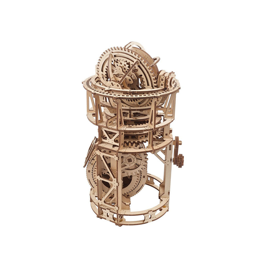 Made in Ukraine UGears Sky Watcher Tourbillon Table Clock DIY Kids Toy Model Kit