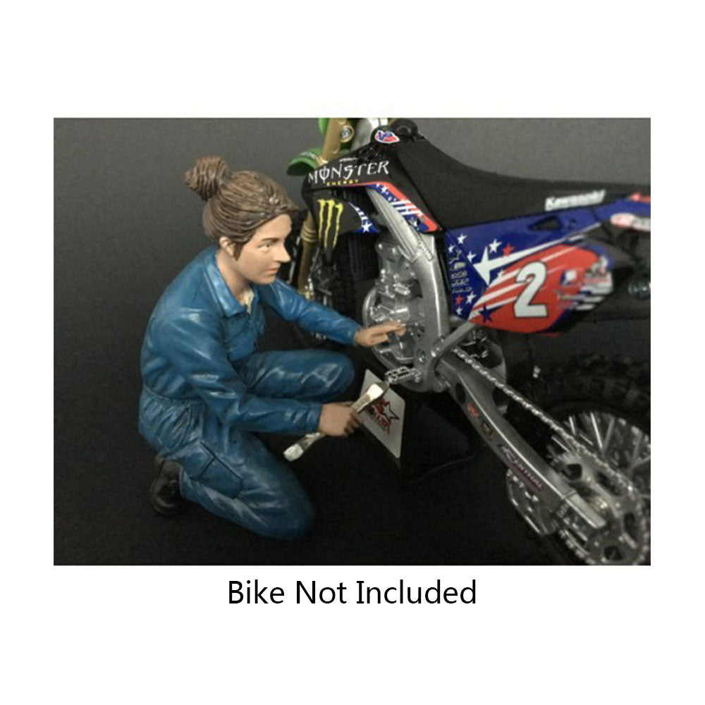 American Diorama 1:12 Scale Chloe Mechanic Figure Accessory Model Bike Not Included