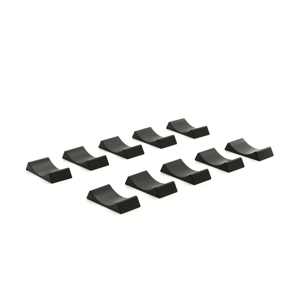 DDA Collectibles Wheel Stop Black Plastic For 1:18 Scale Vehicles 10 Pcs KC7002