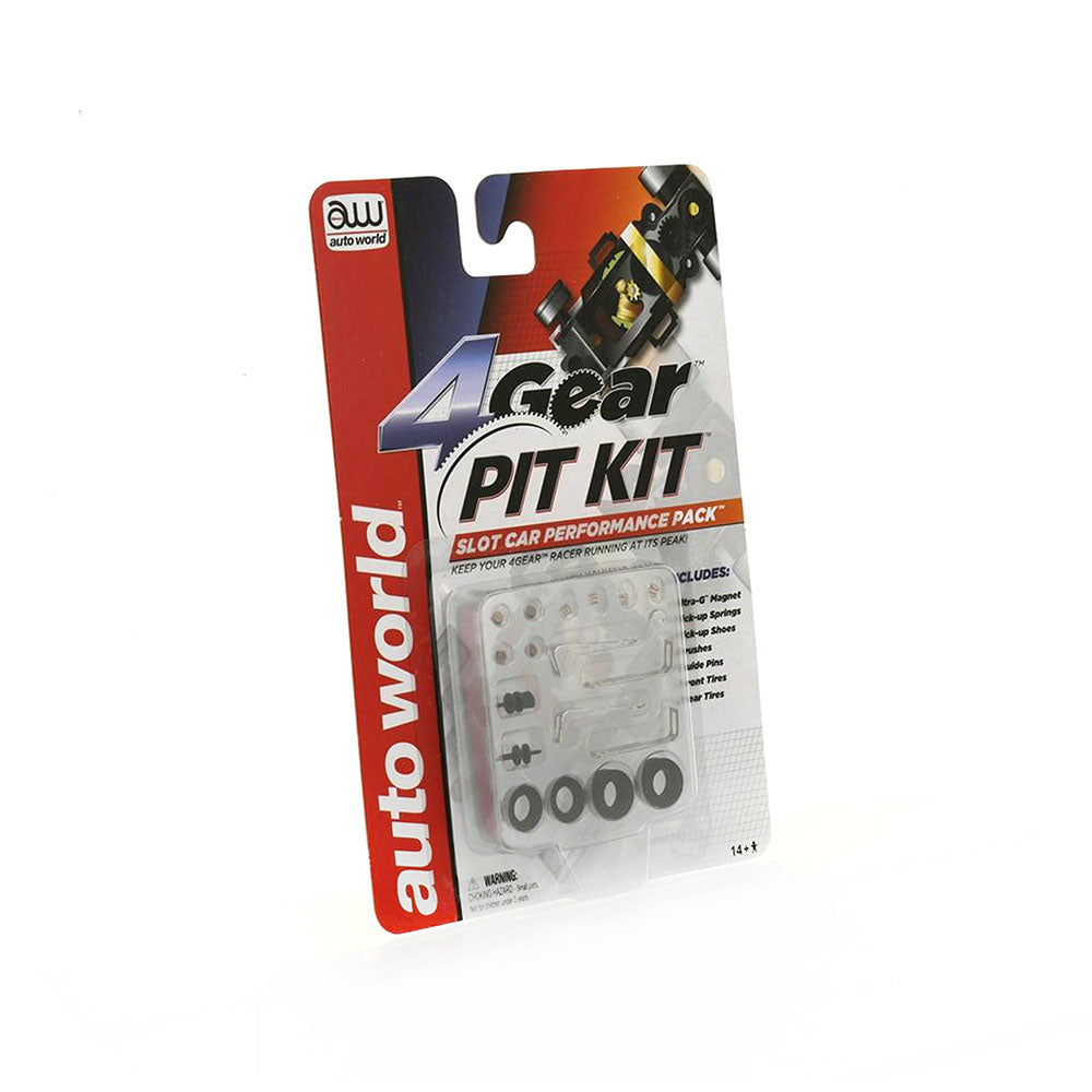 AutoWorld SCA230 4 Gear Slot Car Performance Pit Kit Slot Car Accessory