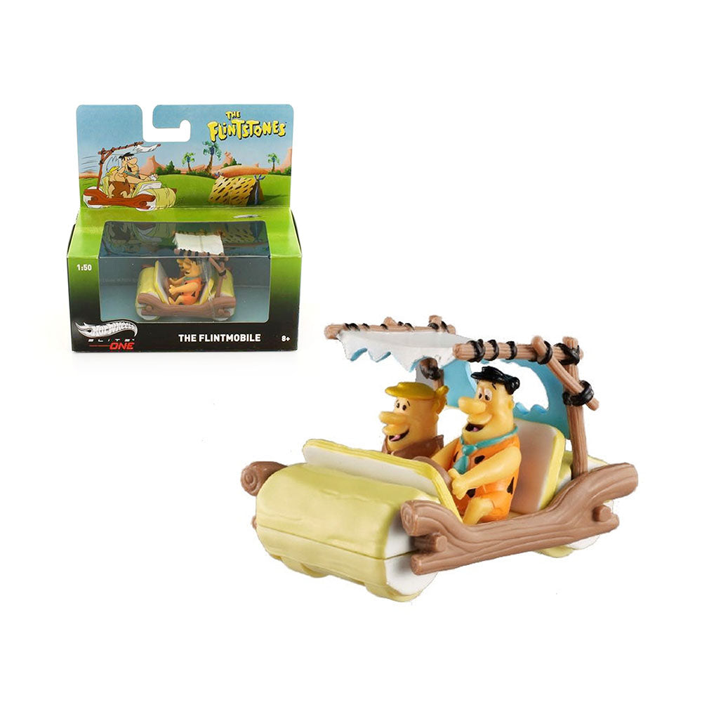 Mattel 1:50 Scale Flintstones Vehicle With Figures Elite One Movie Model