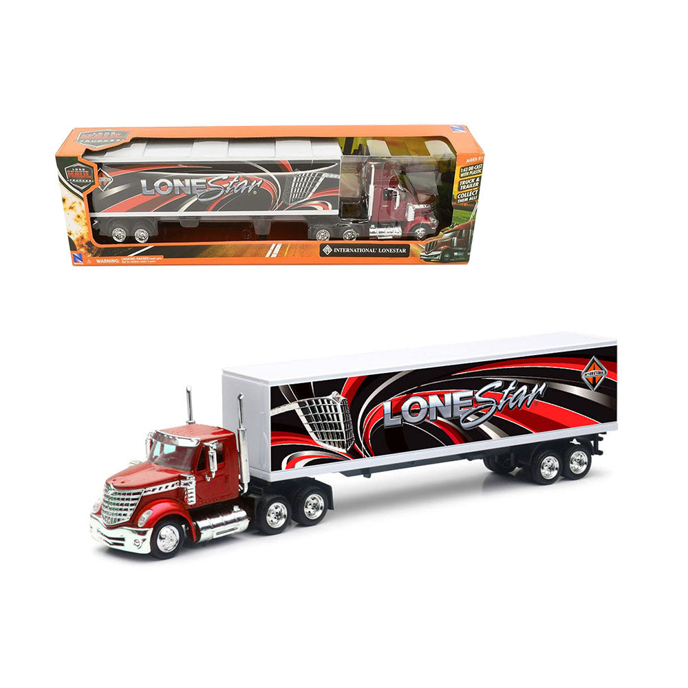 NewRay Licensed 1:43 Scale International Lonestar 40' Container Diecast Model Truck