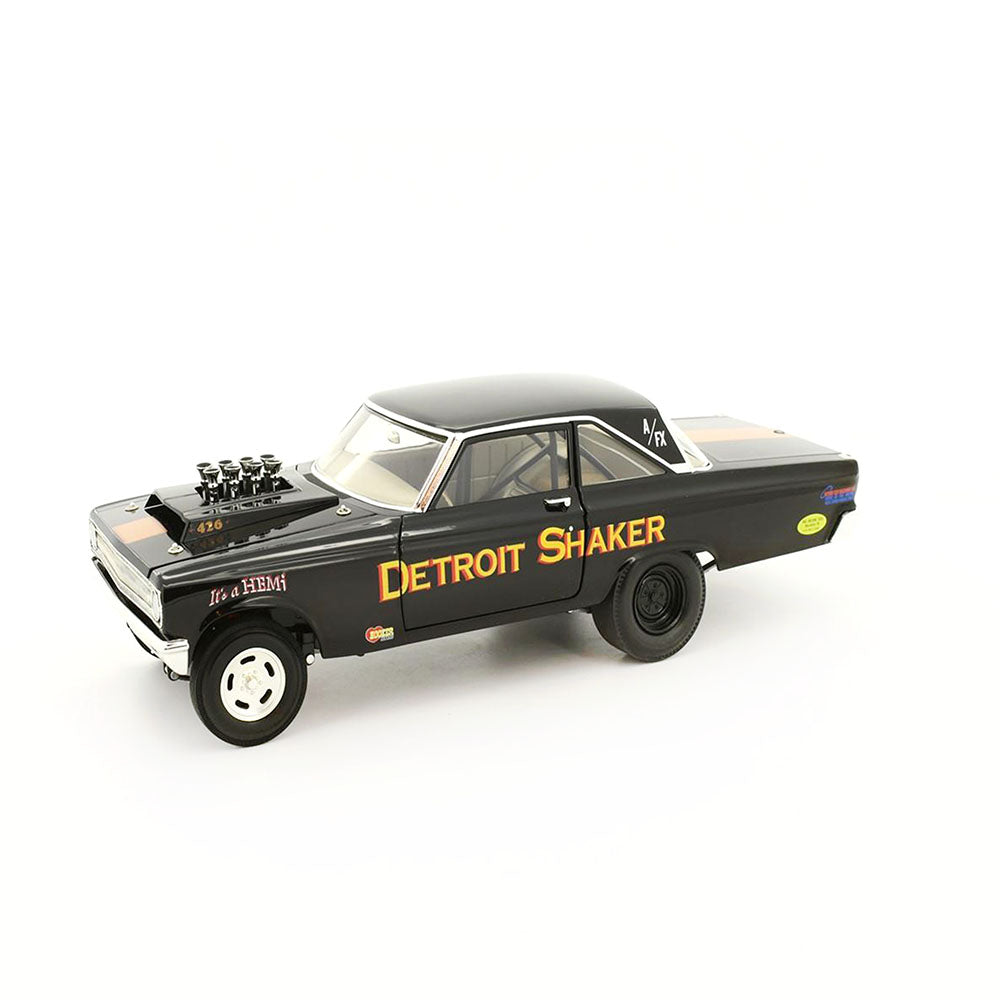 Acme Licensed 1:18 Scale Detroit Shaker Dodge AWB 1965 Diecast Model Car Black