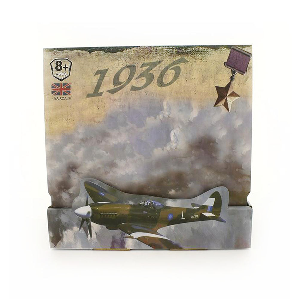 Golden Wheel 1:48 Scale WWII Planes Plastic Kits 6pc Hawker Hurricane Model Toy