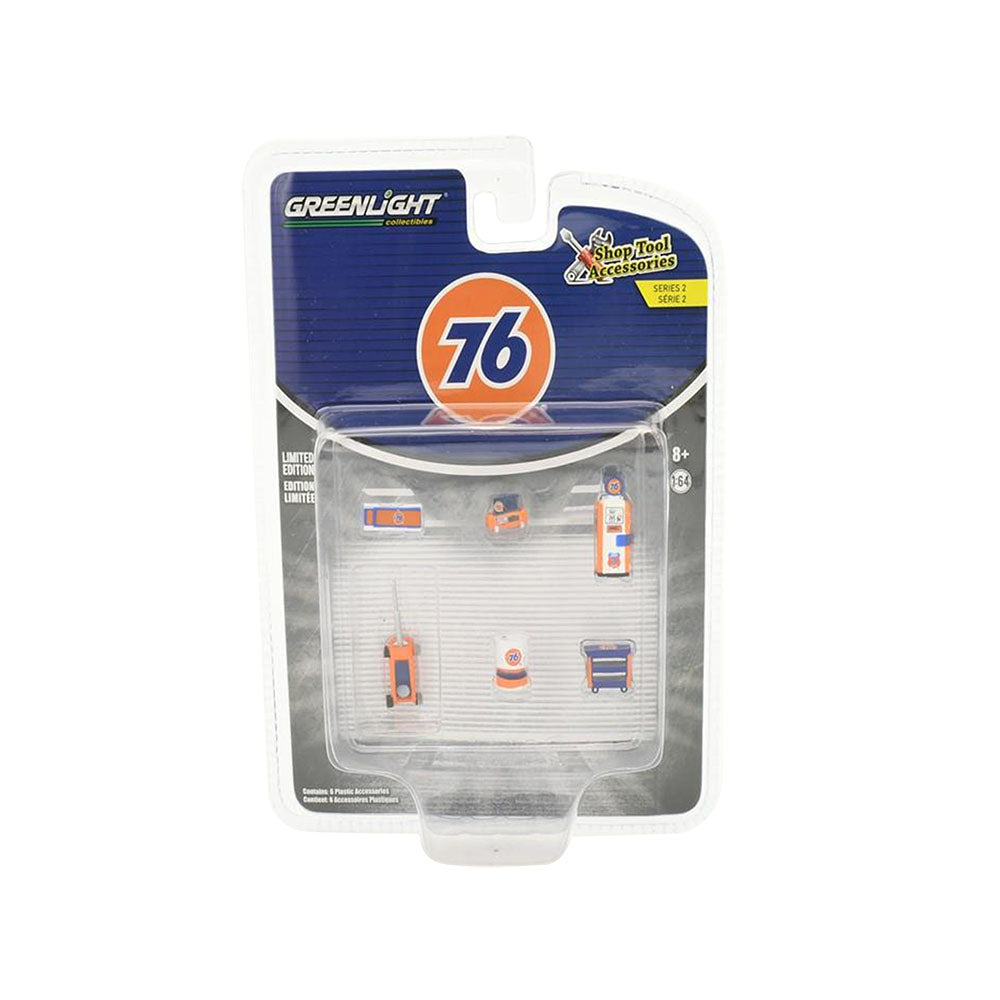 Greenlight Licensed 1:64 Scale Union 76 Shop Tool Accessories Model Toy
