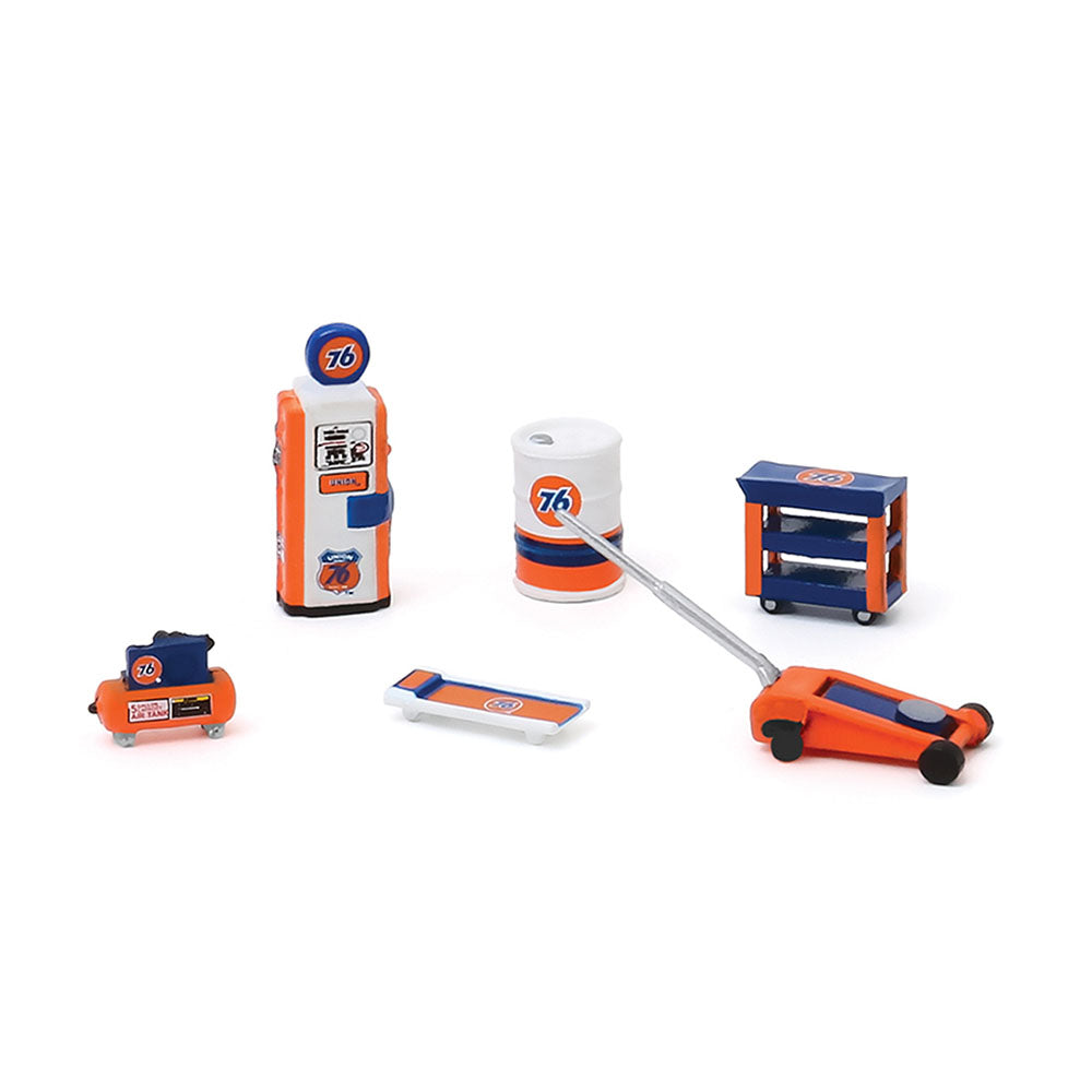 Greenlight Licensed 1:64 Scale Union 76 Shop Tool Accessories Model Toy