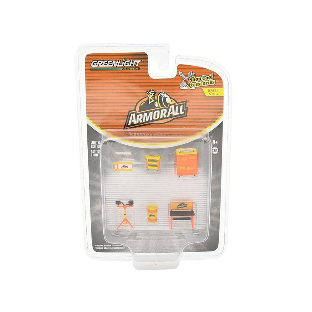Greenlight Licensed 1:64 Scale Armor All Shop Tool Accessories Model Toy