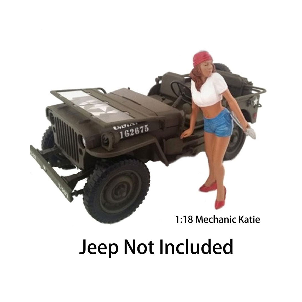 American Diorama 1:18 Scale Katie Mechanic Figure Accessory Model Toy