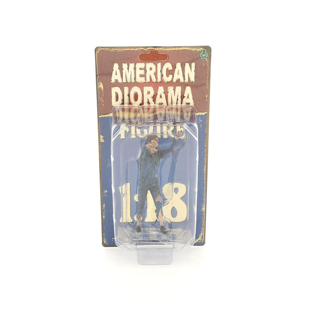 American Diorama 1:18 Scale Zombie Mechanic II Figure Accessory Model Toy