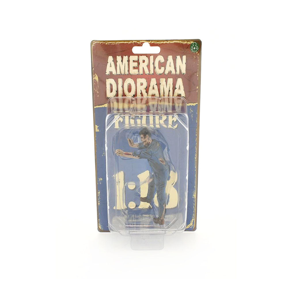 American Diorama 1:18 Scale Zombie Mechanic IV Figure Accessory Model Toy