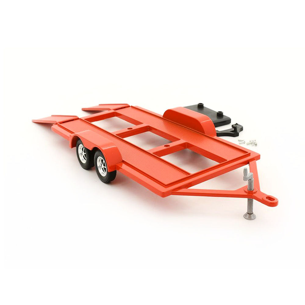 Motormax Licensed 1:18 Scale Metal Trailer With Plastic Tow Bar Red Model Toy