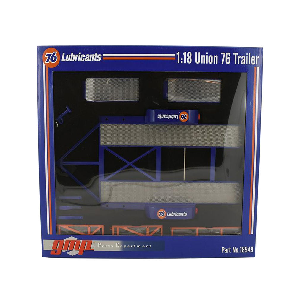 GMP 1:18 Scale Union 76 Tandem Car Trailer Diecast Model Toy Blue