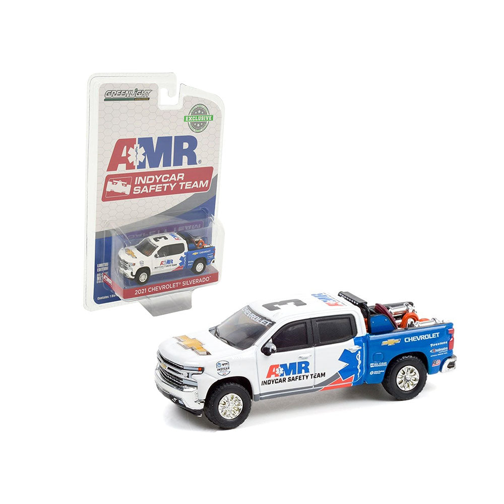 Greenlight Licensed 1:64 Scale Silverado NTT Indycar Series AMR 2021 Diecast Model Car