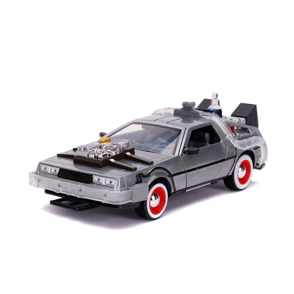 Jada Toys 1:24 Scale Back to the Future Part III Movie Diecast Model Car Metal Grey