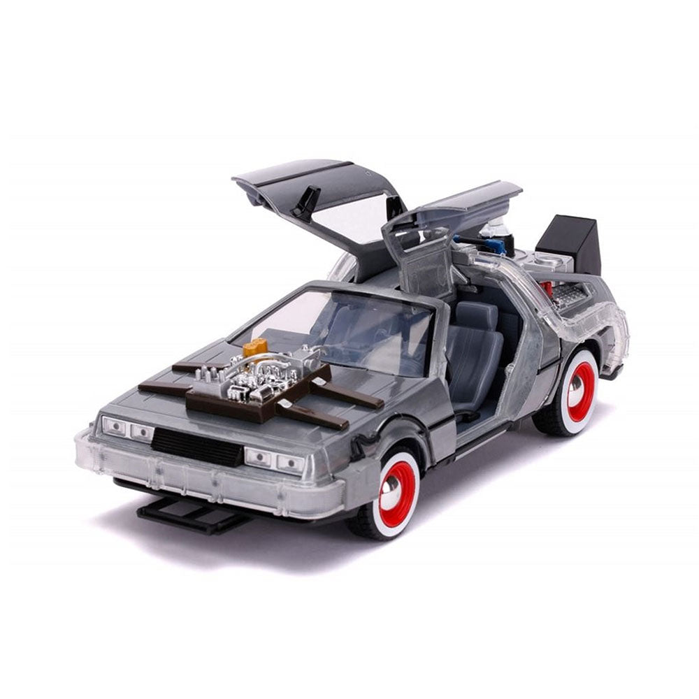 Jada Toys 1:24 Scale Back to the Future Part III Movie Diecast Model Car Metal Grey