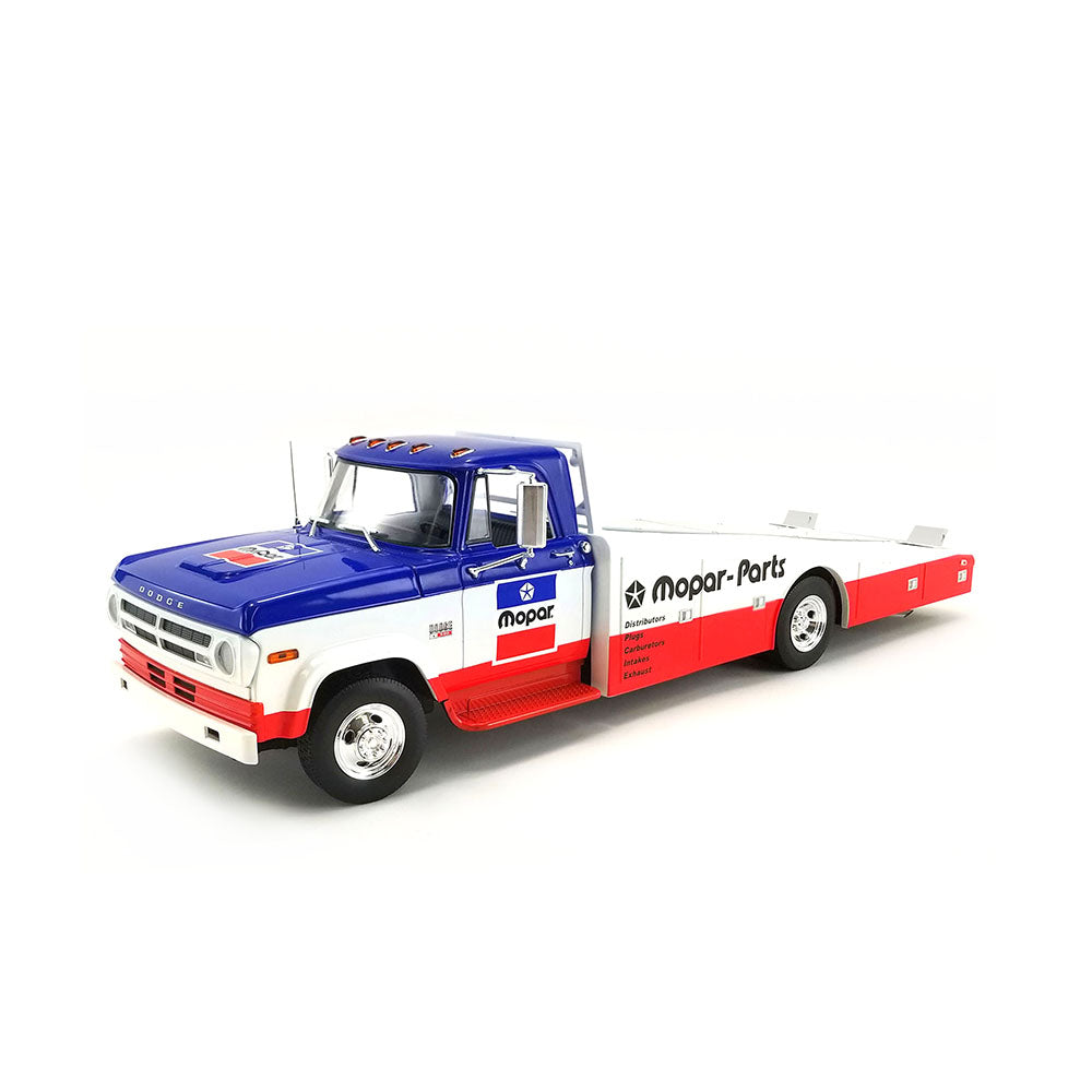 Acme Licensed 1:18 Scale Dodge D300 Ramp Truck Mopar 1970 Diecast Model Toy