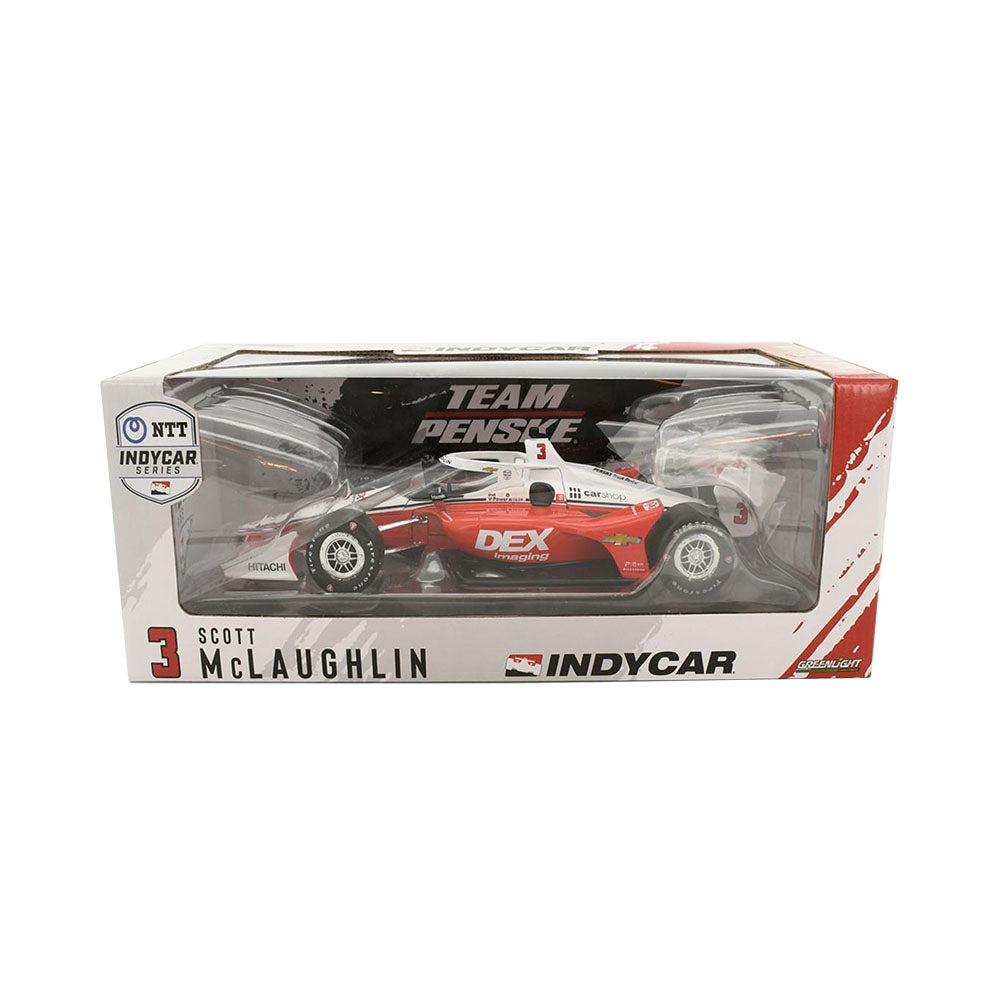 Greenlight 1:18 Scale NTT #3 Scott McLaughlin Team Penske 2021 Diecast Model Car