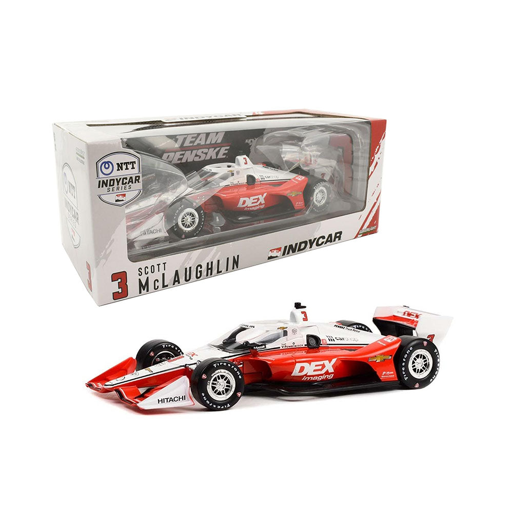 Greenlight 1:18 Scale NTT #3 Scott McLaughlin Team Penske 2021 Diecast Model Car