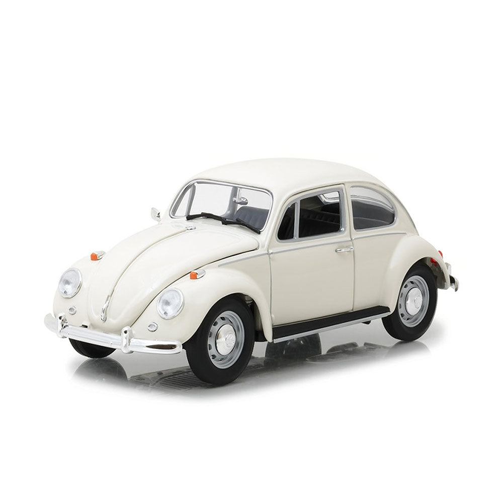 Greenlight Licensed 1:18 Scale Volkswagen Beetle Right Hand Drive 1967 Model Car White