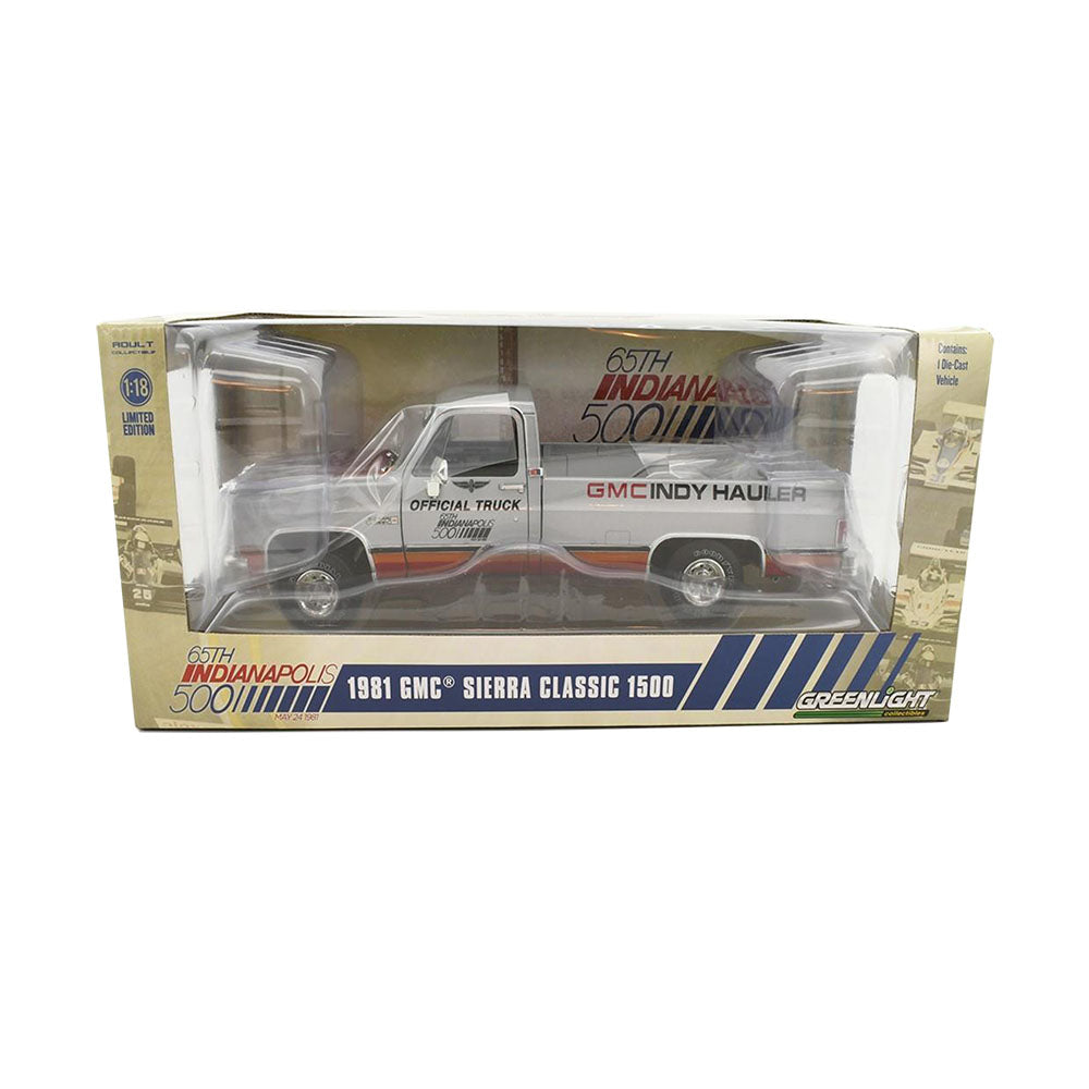 Greenlight Licensed 1:18 Scale GMC Sierra Classic 1500 Pickup 1981 Diecast Model Car Sliver
