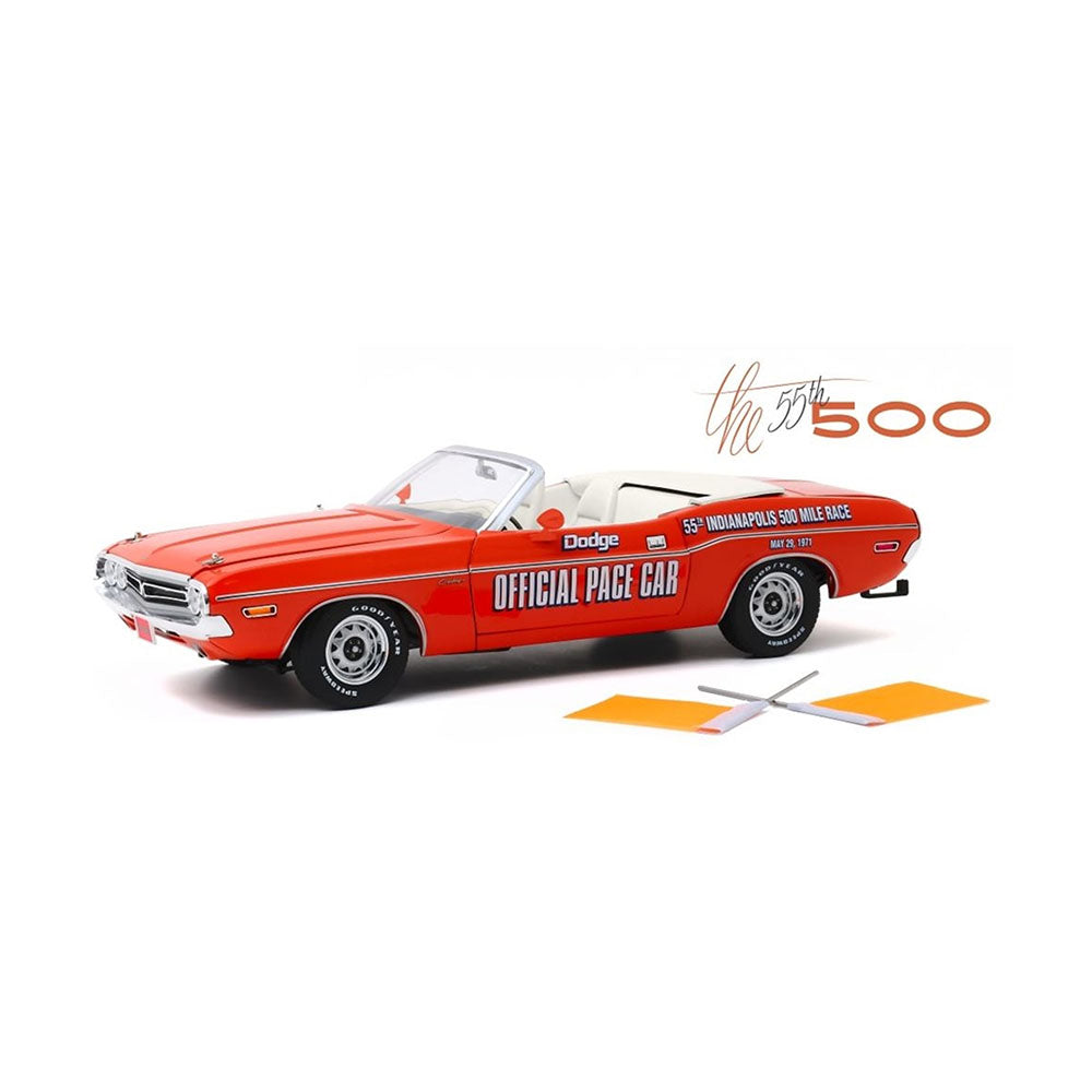 Greenlight Licensed :18 Scale Dodge Challenger Convertible 1971 Diecast Model Car