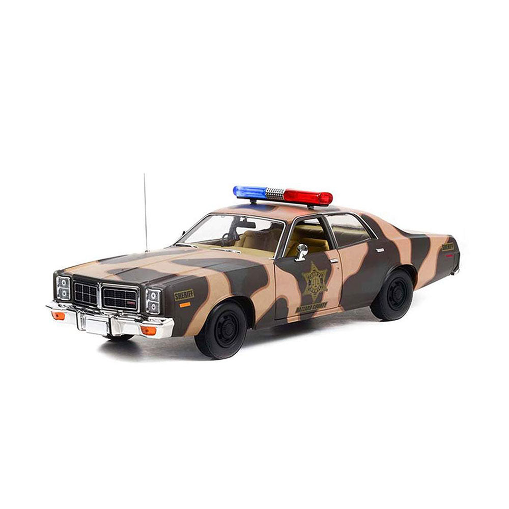 Greenlight Licensed 1:18 Scale Hazzard County Camouflaged Sheriff Dodge Monaco 1978 Model Car