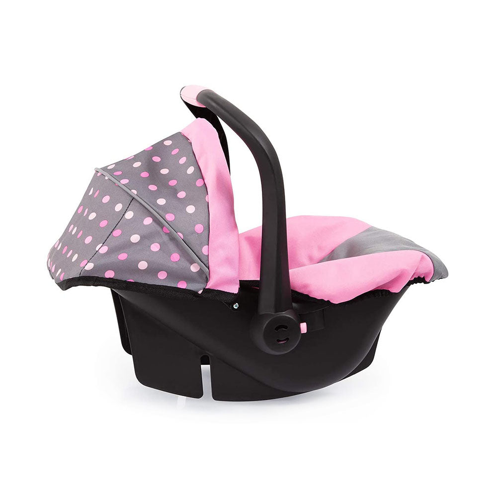 Bayer Doll Car Capsule Grey & Pink With Fairy Include Integrated Safety Belt