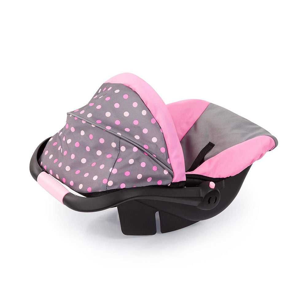 Bayer Doll Car Capsule Grey & Pink With Fairy Include Integrated Safety Belt