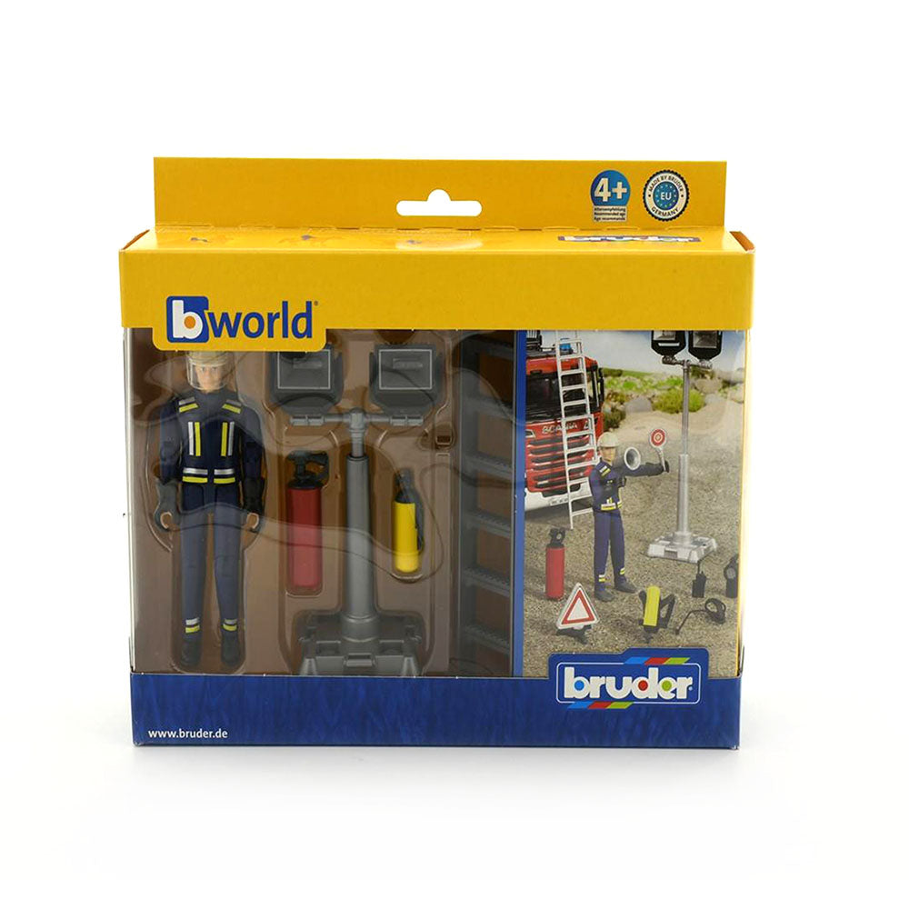 Bruder Licensed 1:16 Scale Fire Brigade Figure Model Set Baby Kids Toys