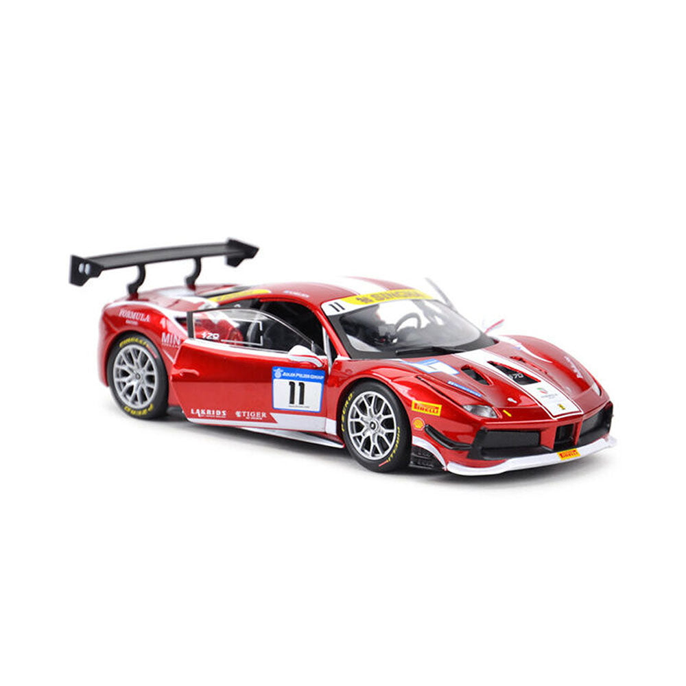 Bburago Licensed 1:24 Scale Ferrari Racing - 488 Challenge #11 Diecast Replica Model