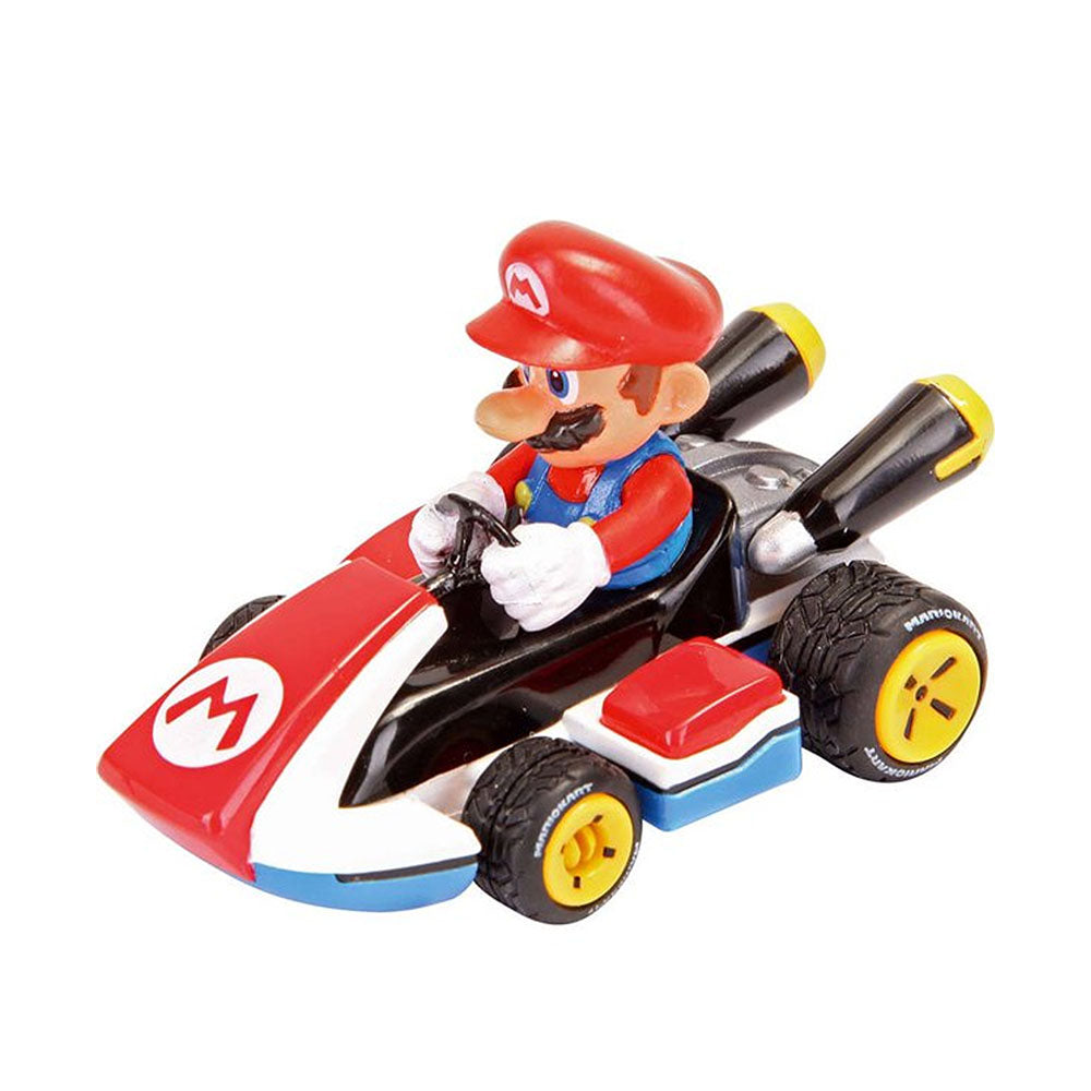 Carrera Licensed 1:43 Scale Pull & Speed Mario Kart 8 Mario Model Toy Red