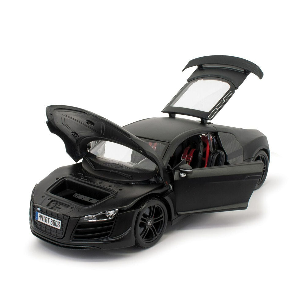 Maisto Licensed 1:18 Scale Audi R-8 GT Mat Diecast Model Car Black