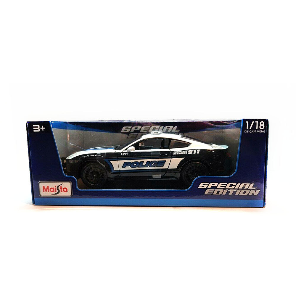Maisto Licensed 1:18 Scale Special Edition 2015 Ford Mustang GT Police Car Diecast Model