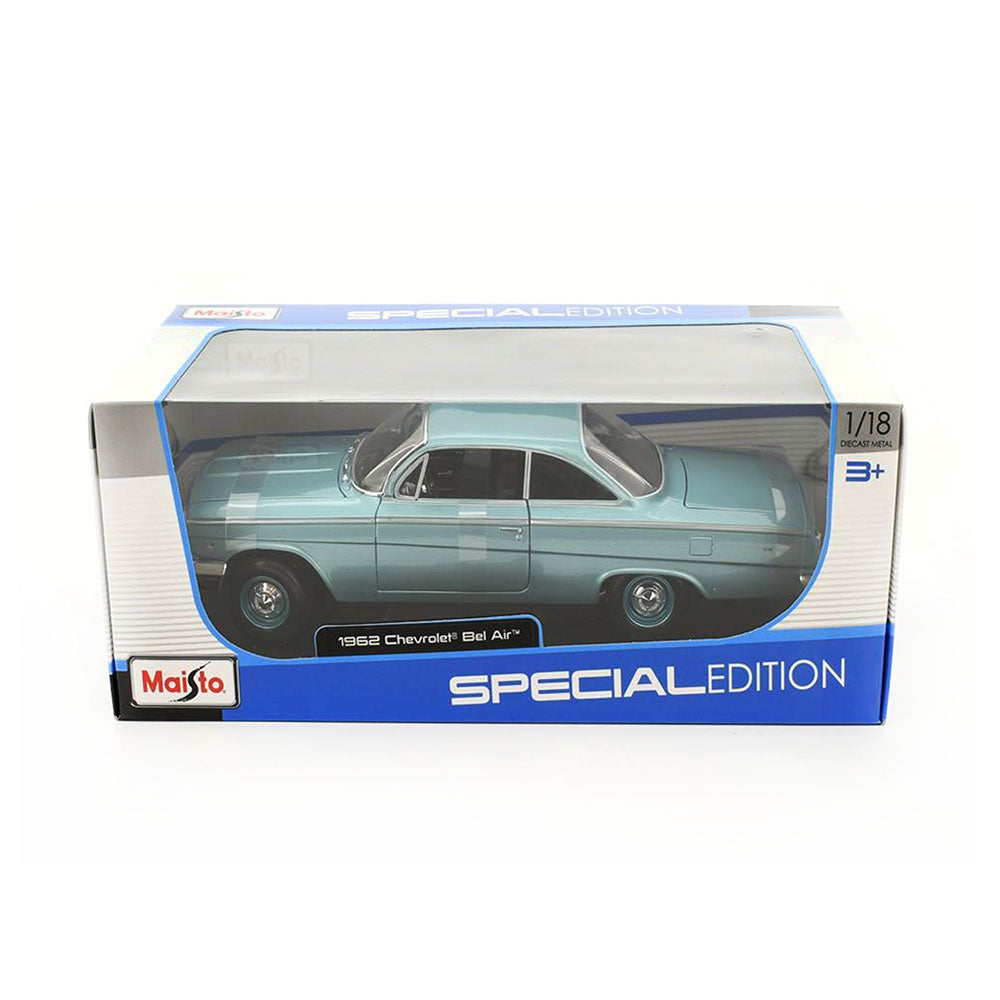 Maisto Licensed 1:18 Scale Chevrolet Bel Air 1962 Diecast Model Car