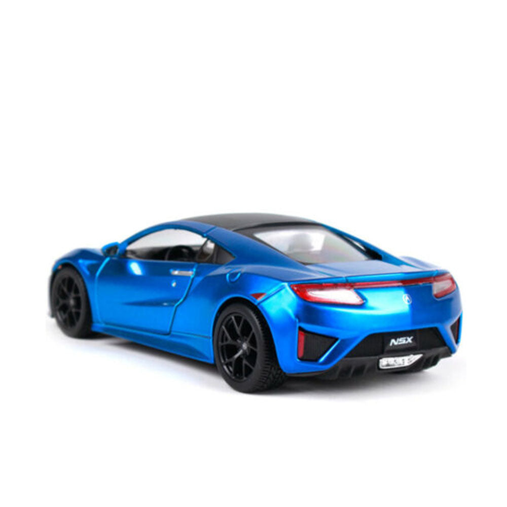 Maisto Licensed 1:24 Scale 2018 Accura Honda NSX Coupe Diecast Toy Car Blue