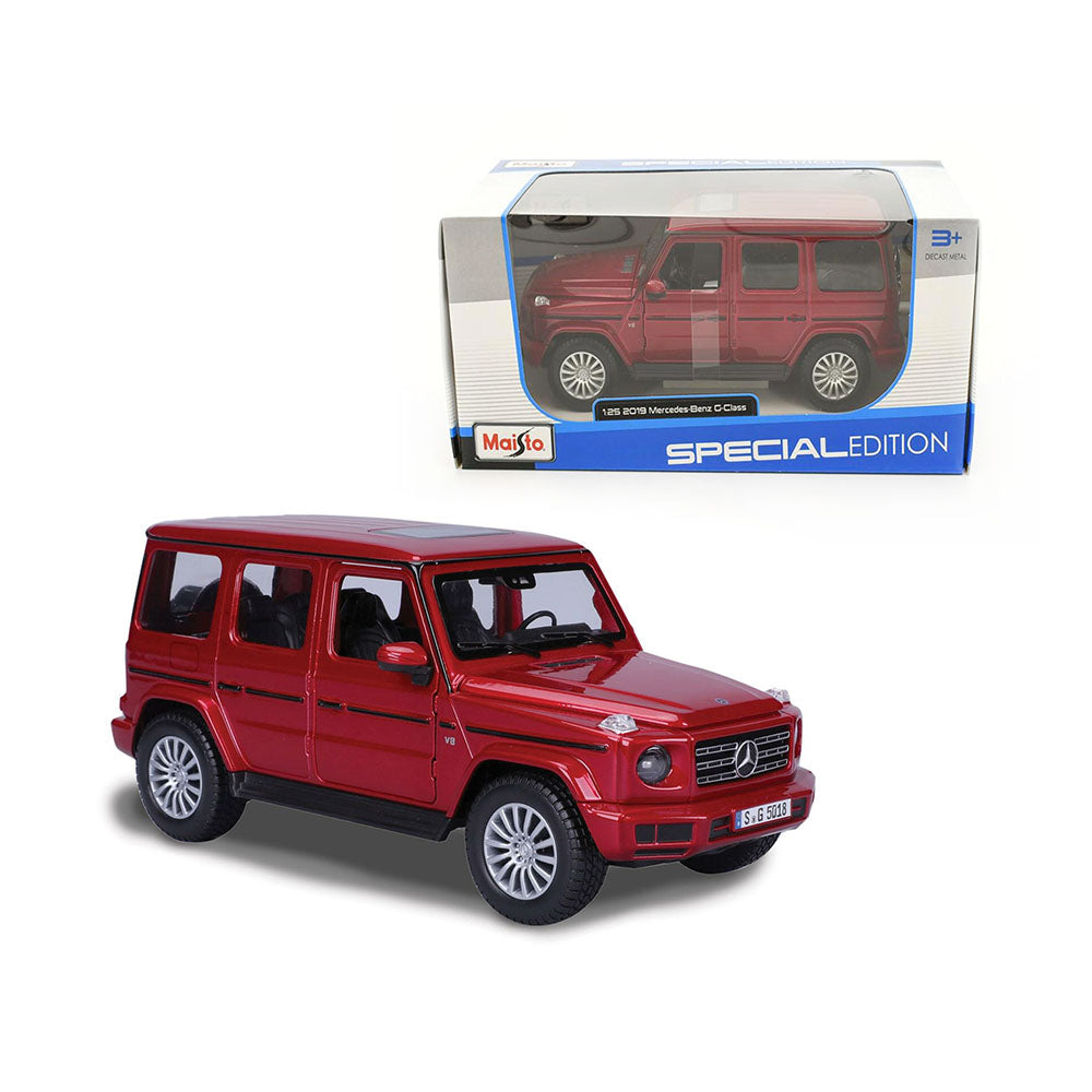 Maisto Licensed 1:25 Scale Mercedes Benz G Class 2019 Diecast Model Car Red