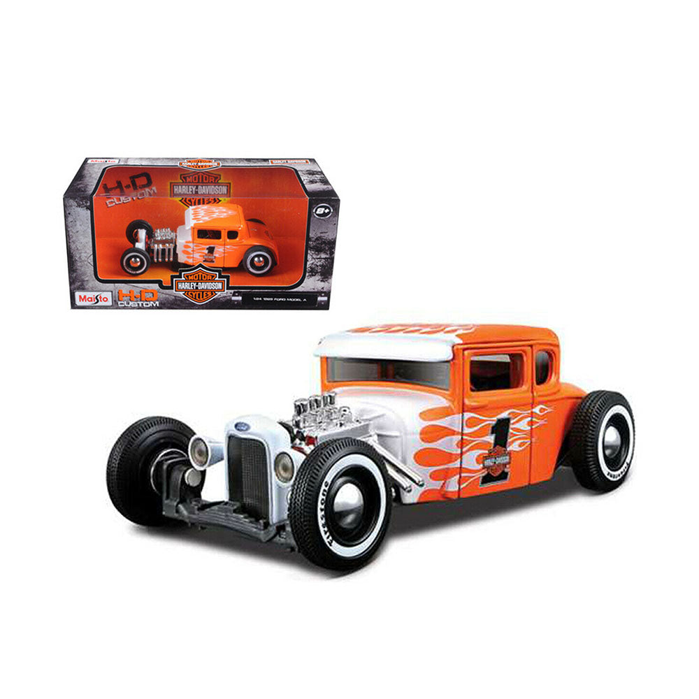 Maisto Licensed 1:24 Scale Harley Davidson Ford 1929 Ford Model A Diecast Model Car