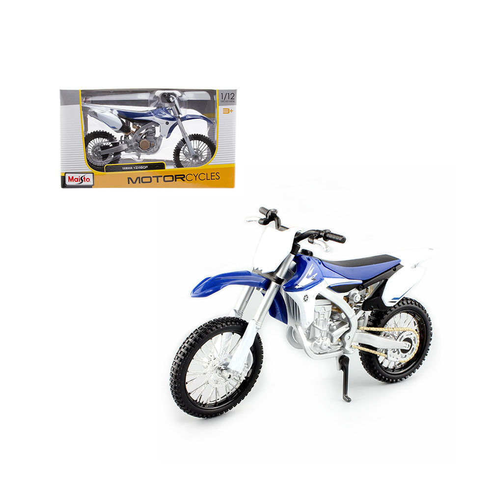 Maisto Licensed 1:12 Scale Motorcycles Yamaha YZ450F Blue