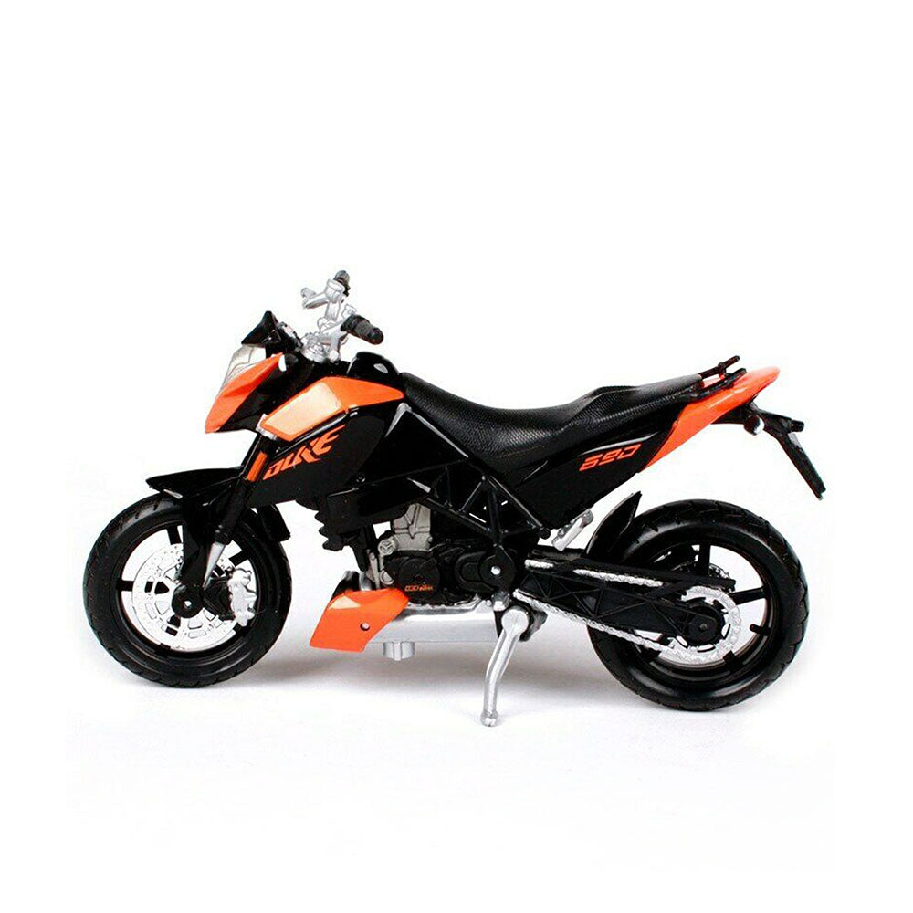 Maisto Licensed 1:18 Scale KTM 690 Duke Racing Motorcycle Black w/ Orange 31300 Model Toy