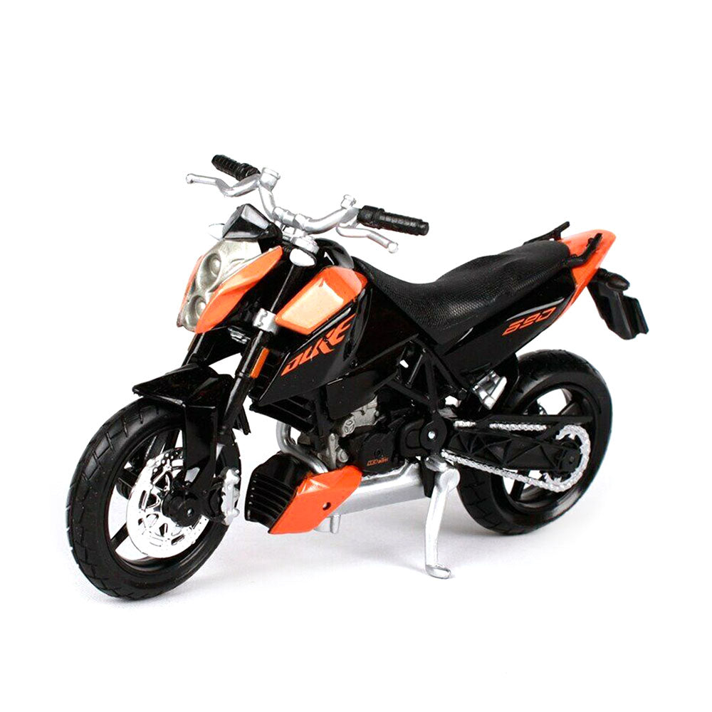 Maisto Licensed 1:18 Scale KTM 690 Duke Racing Motorcycle Black w/ Orange 31300 Model Toy