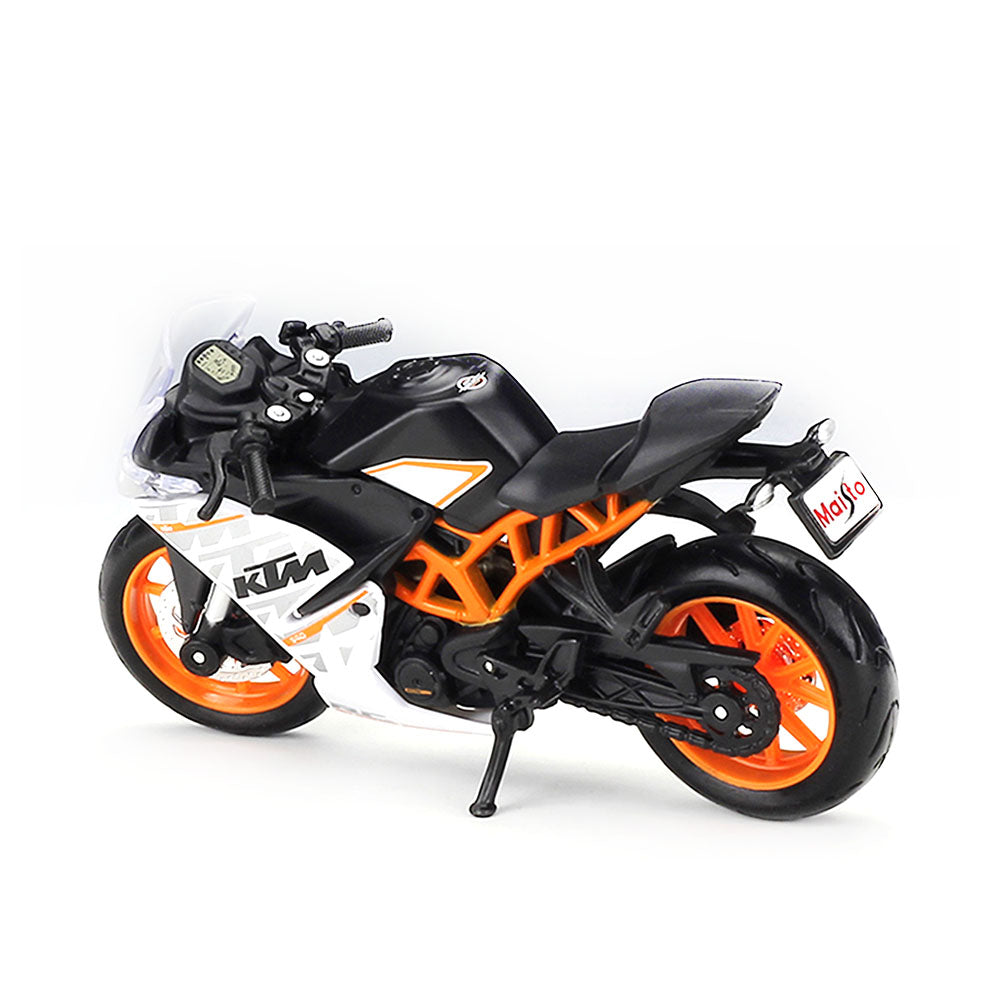 Maisto 1:18 Scale 2 Wheelers Road Bike KTM RC 390 Sports Motorbike Hobby Collection Toy